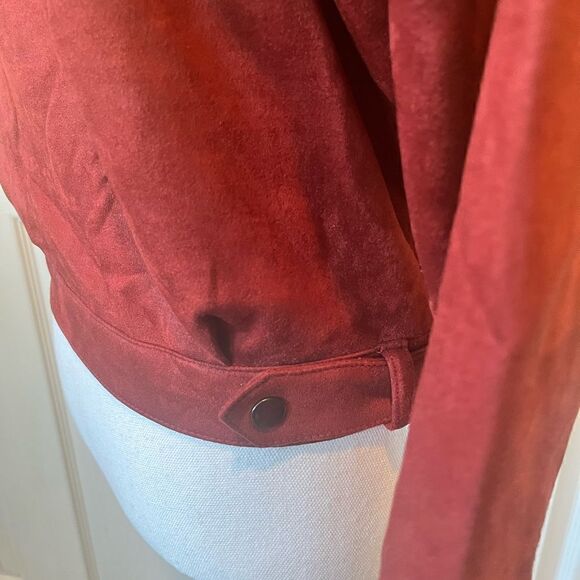 Faux Suede Moto Jacket  - Picture 6 of 14